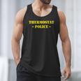 Father For Men Thermostat Police Dad Men Tank Top
