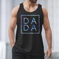 Father's Day For New Dad Dada Him Papa Tie Dye Dada Small Men Tank Top