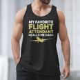 My Favorite Flight Attendant Calls Me Dad Flight Attendant Men Tank Top