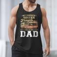 My Favorite Soccer Player Calls Me Dad US Flag Fathers Day Men Tank Top