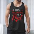My First Valentine As Dad 2025 For a Proud New Father Men Tank Top