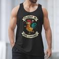 Fluent In Fowl Language Chicken Rooster Mom Dad Farm Men Tank Top