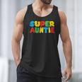 Gamer Aunt Super Auntie Gaming Matching Dad & Mom Kids Men Tank Top