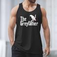 The Greyfather African Grey Parrot Lovers Bird's Dad Men Tank Top