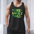 Groovy St Patrick's Day Apparel One Lucky Dad Shirt Small Modern Groovy St Patrick's Day Shirt Men Tank Top