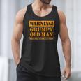 Grumpy Old Man Tee Shirt For Grandfathers Dads Father's Day Men Tank Top