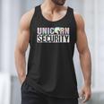 Halloween Mom Dad Daughter Adult Costume Unicorn Security Men Tank Top