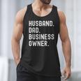 Husband Dad Business Owner CEO Entrepreneur Men Men Tank Top