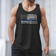 Husband Daddy Protector Hero Police Officer Father Dad Men Tank Top