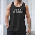 I'Ll Be In The Basement Dad Husband Saying Vintage Men Tank Top