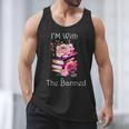 I'm With The Banned Books Bold Statement Against Censorshi Men Tank Top