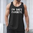 I'm Dad's Favorite Tee Sarcastic Humor T-Shirt Men Tank Top