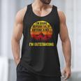 I'm Going Outside If Asked I'm Outstanding Dad Joke Men Tank Top
