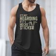 It's Not Hoarding If It's Hockey Sticks Tee Ice Hockey Dad Men Tank Top