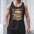 Its Okay Not To Be Okay Mental Health Awareness Floral Books Men Tank Top Its Okay Not To Be Okay Mental Health Awareness Floral Books Men Tank Top