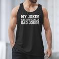 My Jokes Are Officially Dad Jokes Pregnancy Announcement Men Tank Top