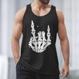 Just A Dad Who Always Came Back 2 Sided Skeleton Men Tank Top