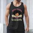 Just a Girl Who Loves Books African American Book Nerd Lover Men Tank Top