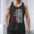 Just A Regular Dad Trying Not To Raise Liberals Father's Day Men Tank Top