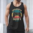 I Leveled Up To Dad Of 2 2026 Promoted To Dad Of Two Kids Men Tank Top