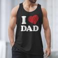 I Love Dad Men Tank Top