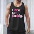 I Love My Daddy Best Dad Ever Father's Day Cool Kids Men Tank Top