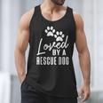 Loved By A Rescue Dog Foster Mom Rescue Dad Men Tank Top