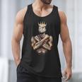 I Am Man King Powerful Dad Afro Melanin Black History Men Tank Top