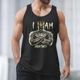 I Am Man King Powerful Dad Afro Melanin Men Tank Top