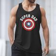 Marvel Father's Day Super Dad Captain America Shield Men Tank Top Marvel Father's Day Super Dad Captain America Shield Men Tank Top