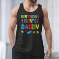 Master Builder Birthday Boy's Daddy Building Bricks Blocks Men Tank Top Master Builder Birthday Boy's Daddy Building Bricks Blocks Men Tank Top