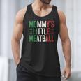 Mommy's Little Meatball Italian Quote Family Dad Mom Kids Men Tank Top