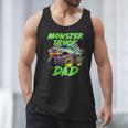 Monster Truck Dad Family Matching Birthday Party Fathers Day Men Tank Top
