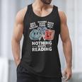 Nothing Beats Reading Rock Paper Scissors Book Lover Men Tank Top
