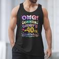 OMG It's My Daddy's 40th Birthday Happy 40 Years Old Men Tank Top