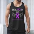 Pancreatic Cancer I Wear Purple In Memory Of My Dad Men Tank Top