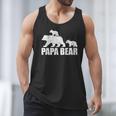 Papa Bear Two Cubs Shirt Daddy Bear Twin Tshirt Papa 2 Kids Men Tank Top