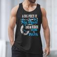 My Papa Lives In Heaven Shirt Memorial Day Papa Dad Grandpa Men Tank Top