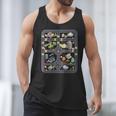 Play Cars On Dad's Back Mom's Back City Map BACK PRINT ONLY Men Tank Top