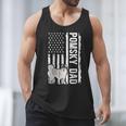 Pomsky Dad American Flag Pomsky Owner Pomsky Lover Men Tank Top