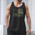 Promoted To Daddy Est 2026 Camo USA Flag New Dad 2026 Men Tank Top