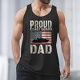 Proud Coast Guard Dad USCG American Flag T-Shirt Men Tank Top