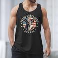 Proud Greyhound Dad American Flag Patriotic Greyhound Dad Men Tank Top