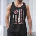 Proud New Dad New Girl Baby First Fathers Day American Flag Men Tank Top
