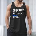 PROUDEST BAR MITZVAH DAD EVER Jewish BOY Celebration Men Tank Top