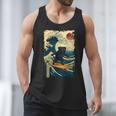 Pug Japanese Kanagawa Wave Surfing Japan Mom Dad Kids Men Tank Top