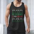 Reading Is Snow Much Fun Winter Bookworm Reading Book Lovers Men Tank Top