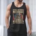 Retired Car Mechanic Tool Retirement Dad Grandpa Men Men Tank Top