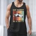 Retro Fat Chonk Dad Tee Cat Daddy To A Fatty Men Tank Top