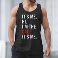 Retro It's Me Hi I'm The Dad It's Me For Dad Men Tank Top